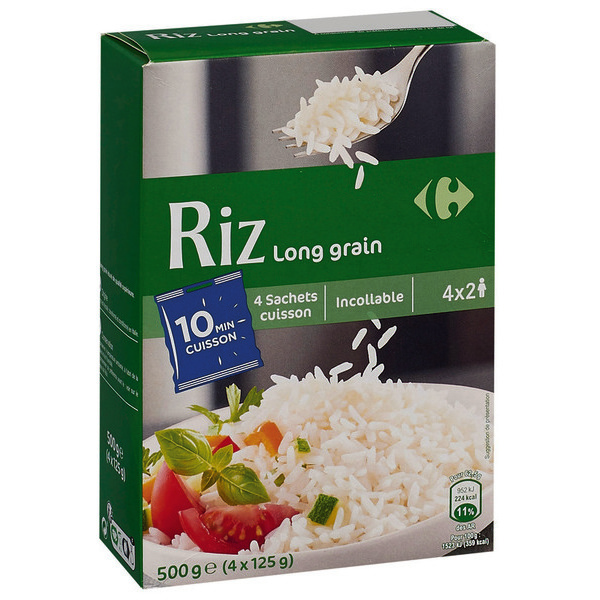 Riz long grain 10 min cuisson