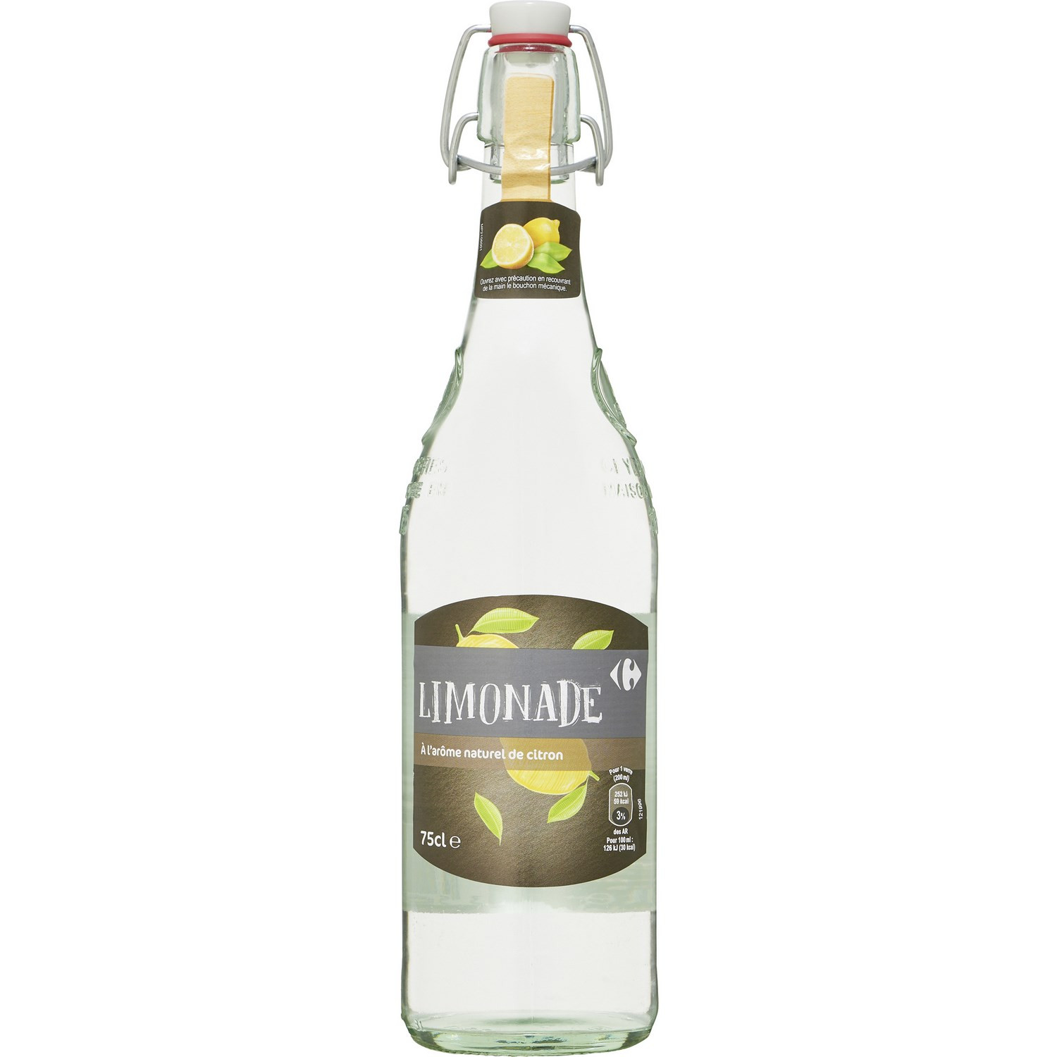 Limonade arôme naturel citron CARREFOUR
