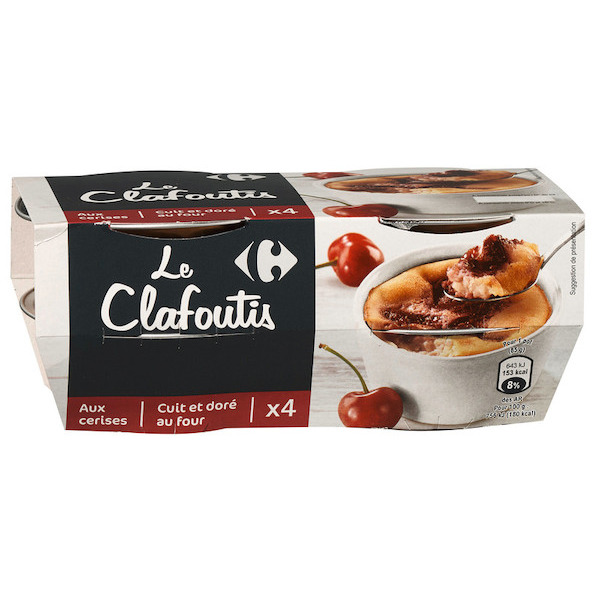 carrefour Le Clafoutis aux cerises code EAN 3560070835300 