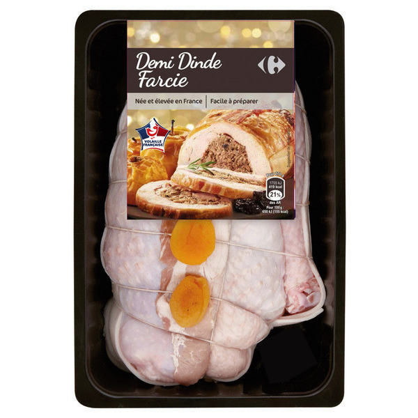 Demi Dinde Farcie