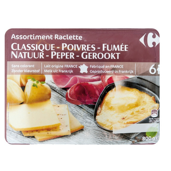 ASSORTIMENT POUR RACLETTE CARREFOUR