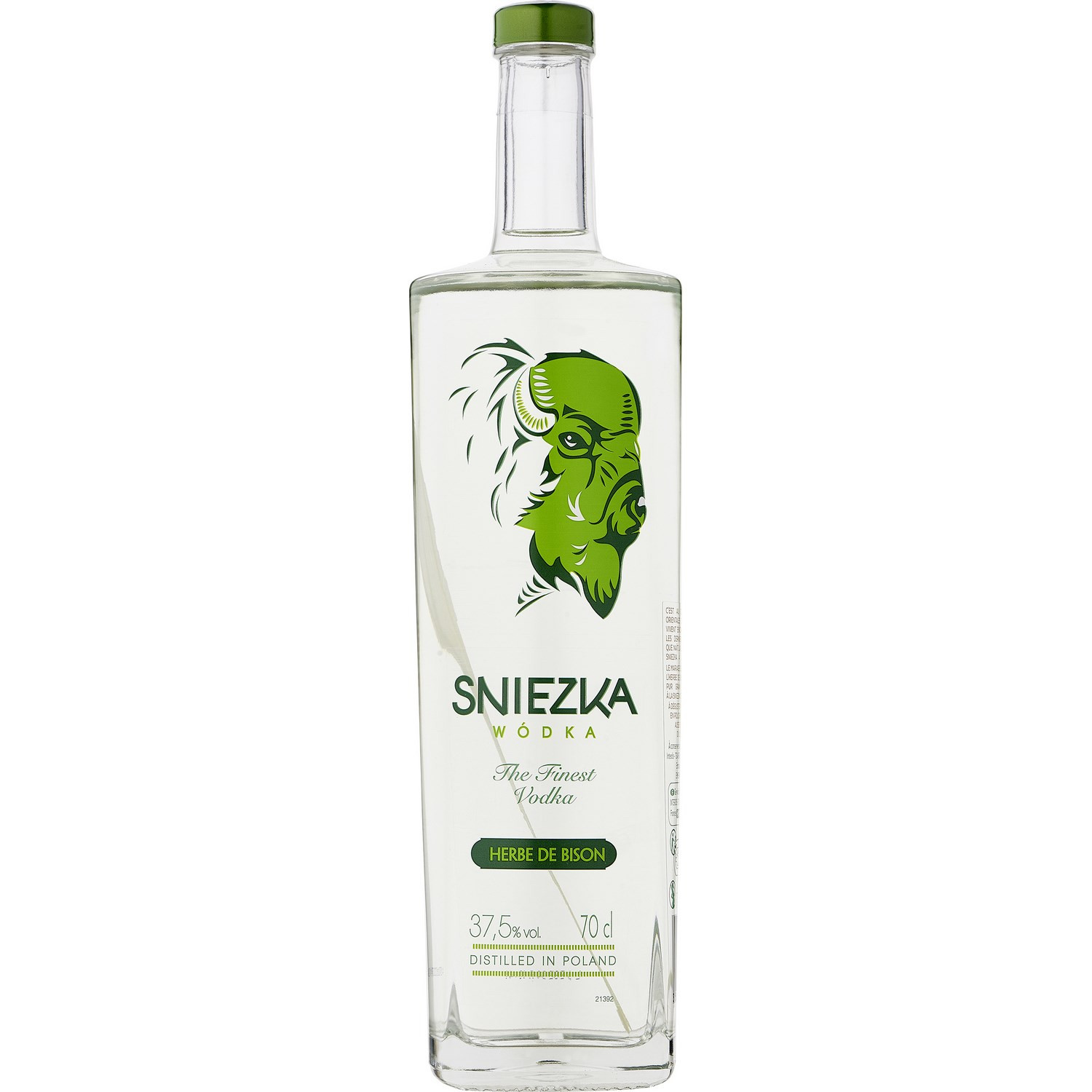 CRF CDM Vodka Sniezka herbe de bison  code EAN 3560070878901 