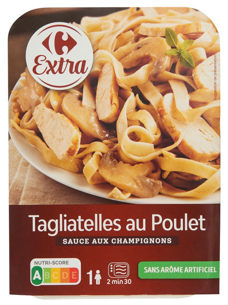 Tagliatelles au poulet 3560070905652 CARREFOUR EXTRA