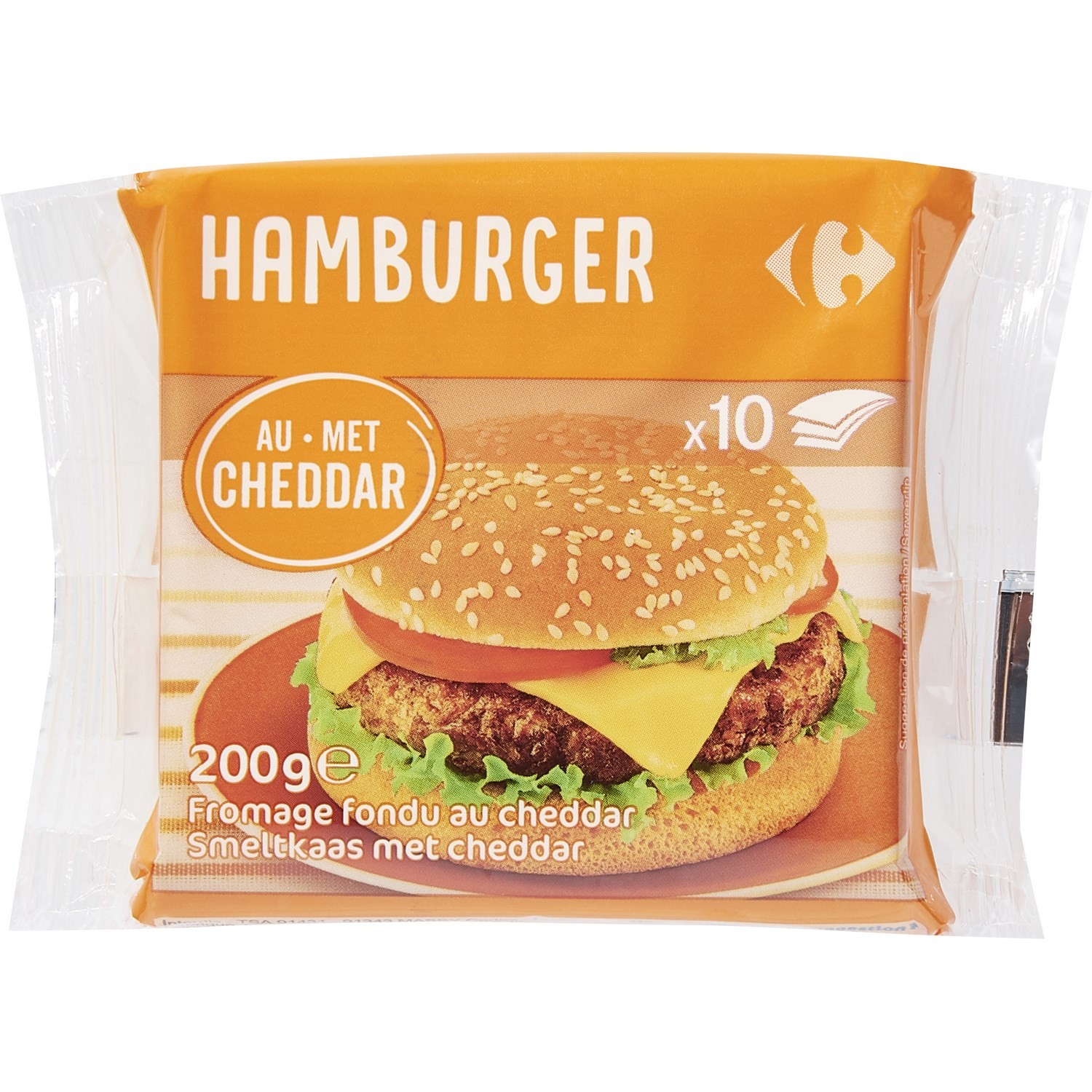 Fromage hamburger au cheddar