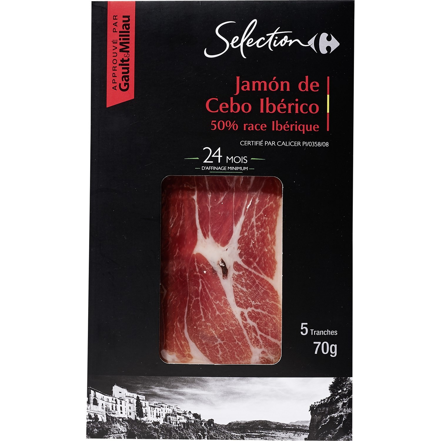 Jambon de Cebo ibérique CARREFOUR SELECTION
