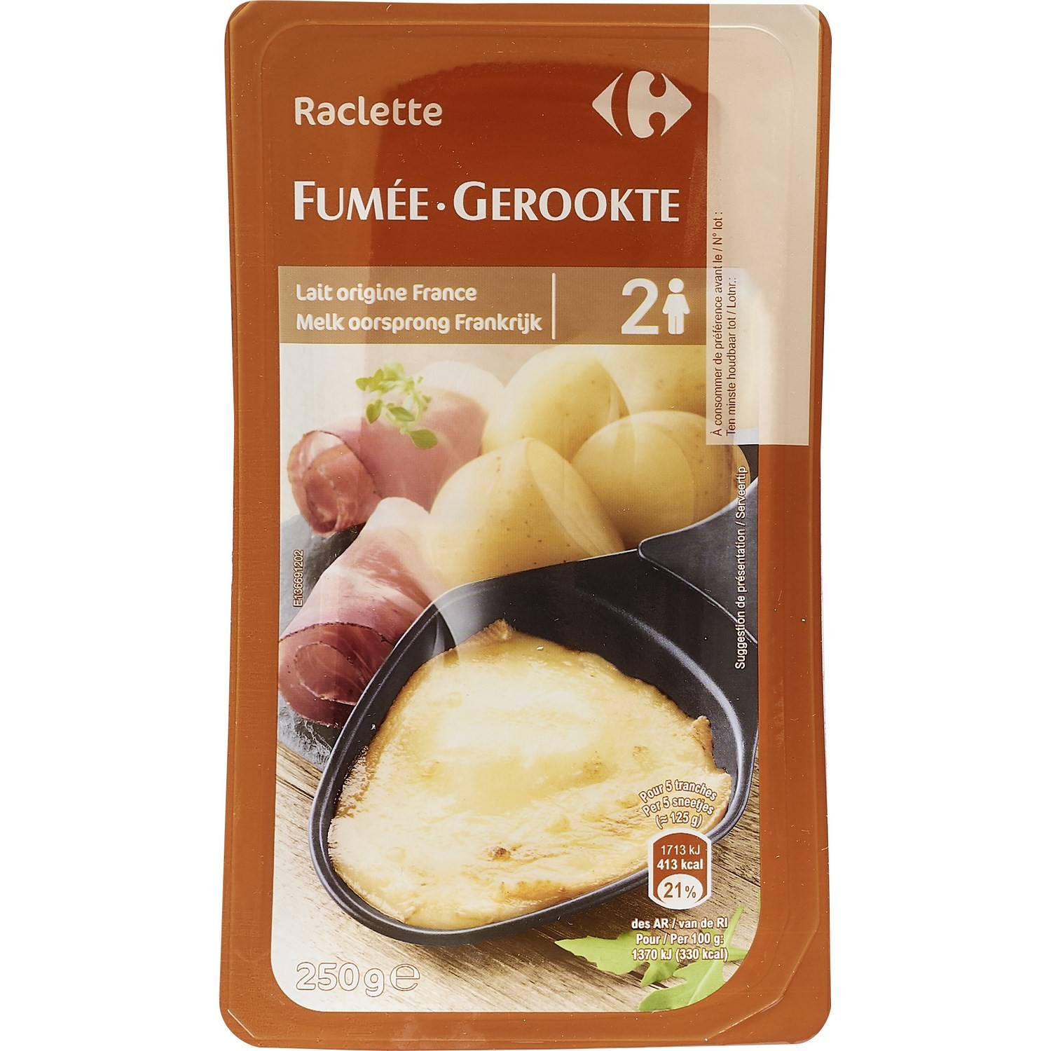 Fromage à raclette fumée CARREFOUR