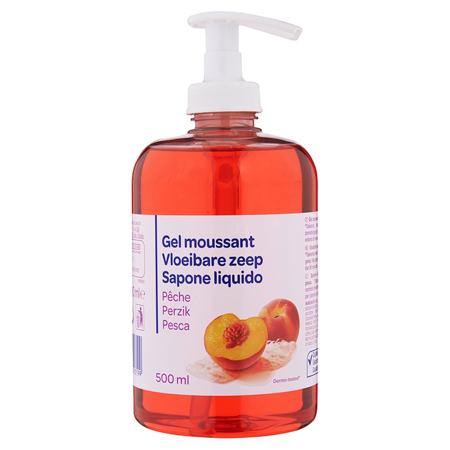 Gel lavant moussant pêche 
