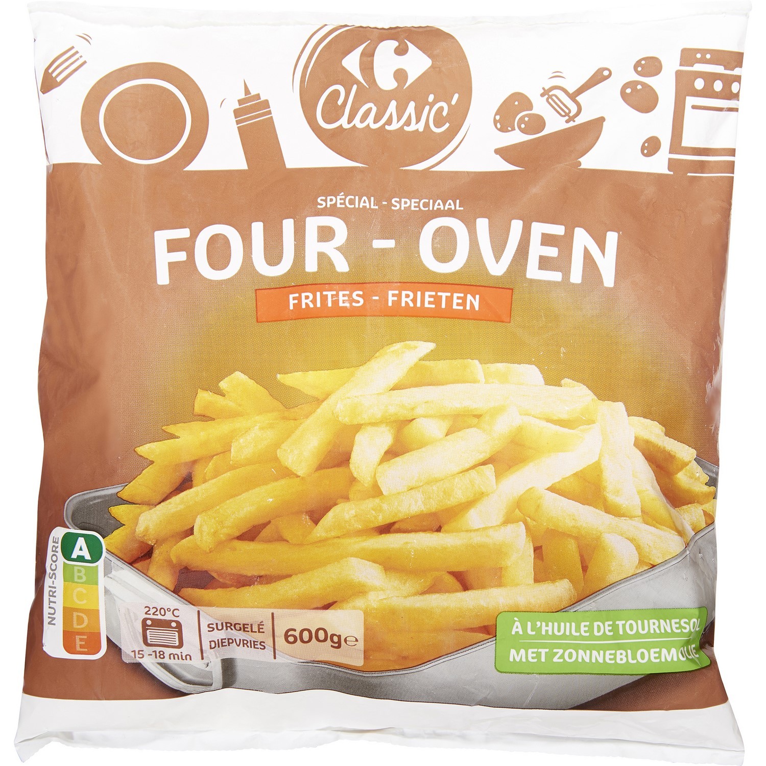 Frites spécial four CARREFOUR CLASSIC'