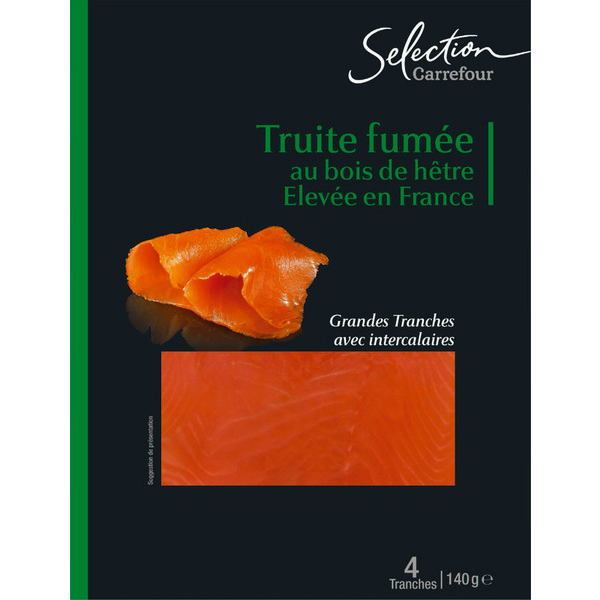 Truite fumée au bois de hêtre
