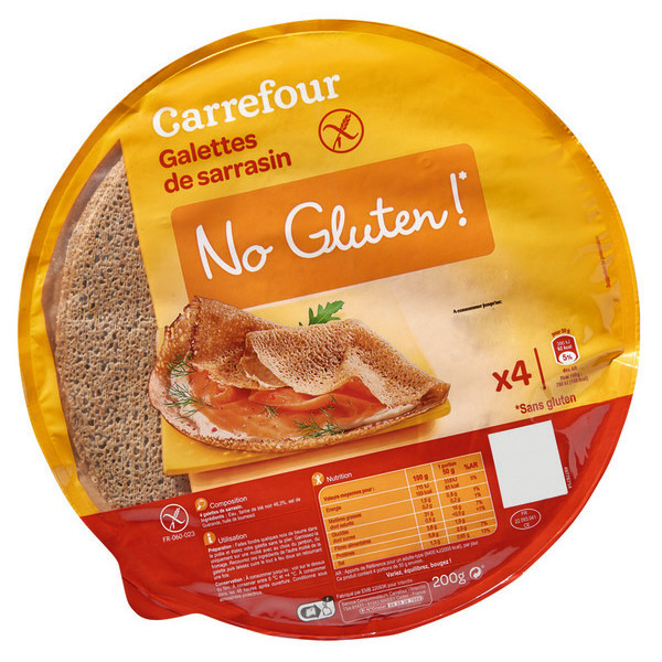 Galettes de sarrasin No gluten !