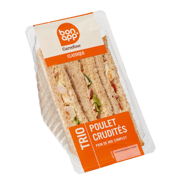 carrefour-bon-app Sandwich Trio code EAN 3560070953028 