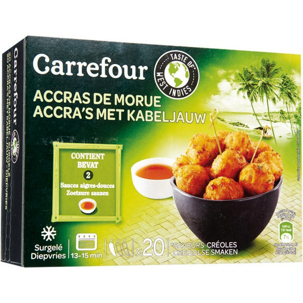 ACCRAS DE MORUE SURGELÉS CARREFOUR 3560070953776 CARREFOUR