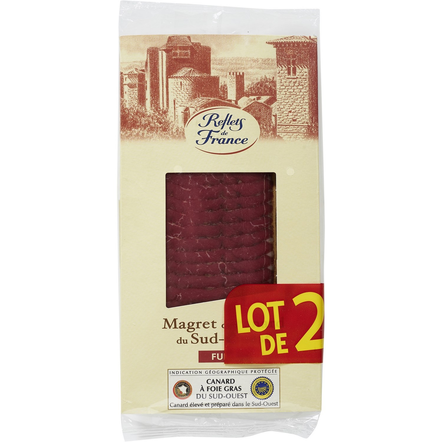 Magret de canard du Sud-ouest fumé REFLETS DE F...