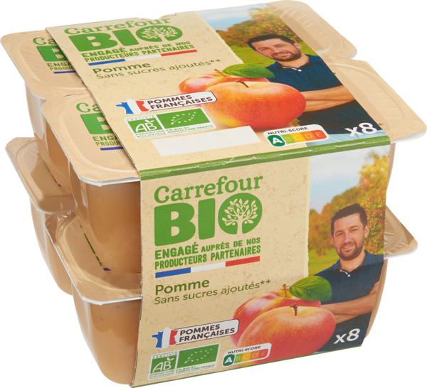 Purée de fruits sans sucres ajoutés