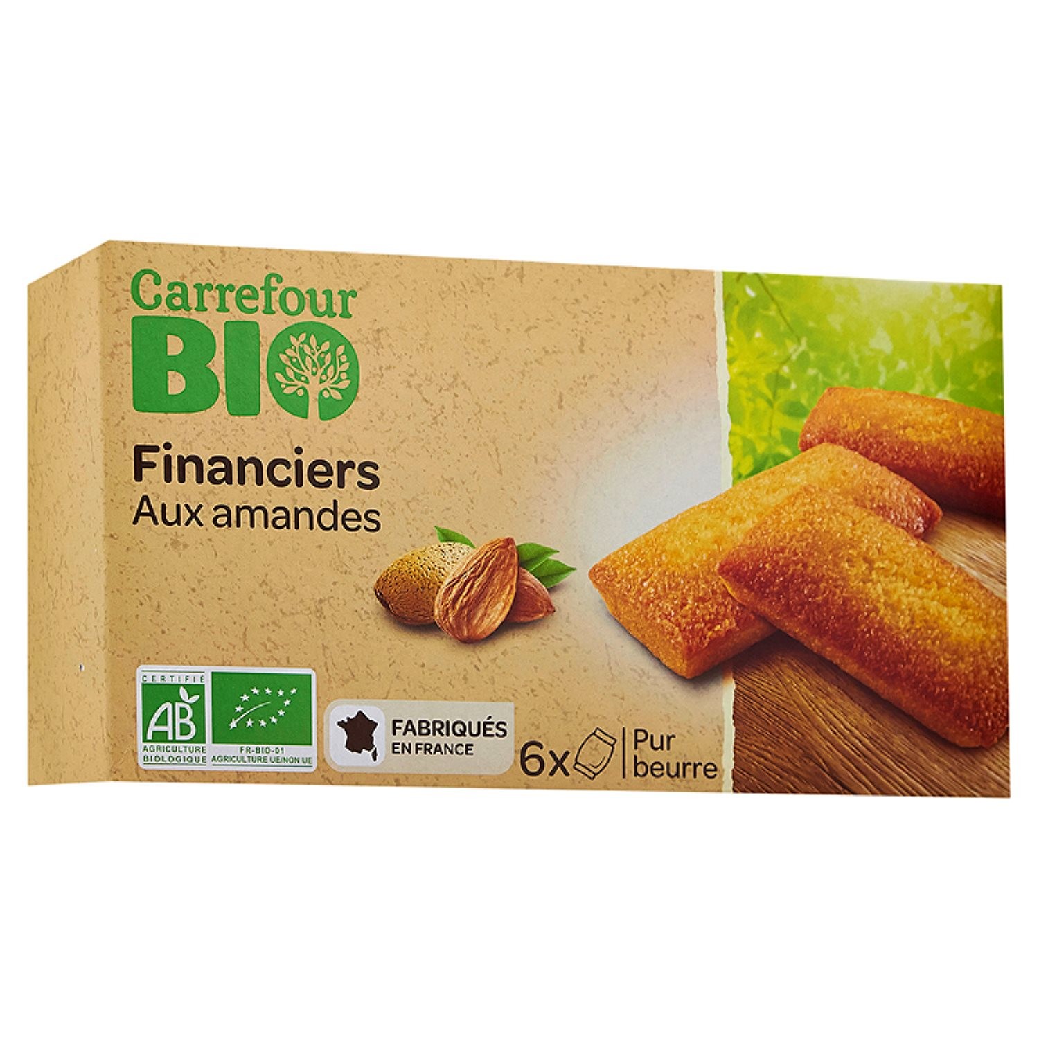 Financiers bio aux amandes CARREFOUR BIO