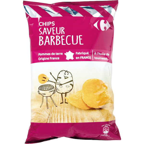 CHIPS SAVEUR BARBECUE CARREFOUR
