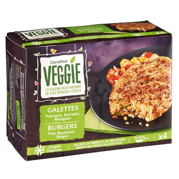Galettes Veggie surgelées