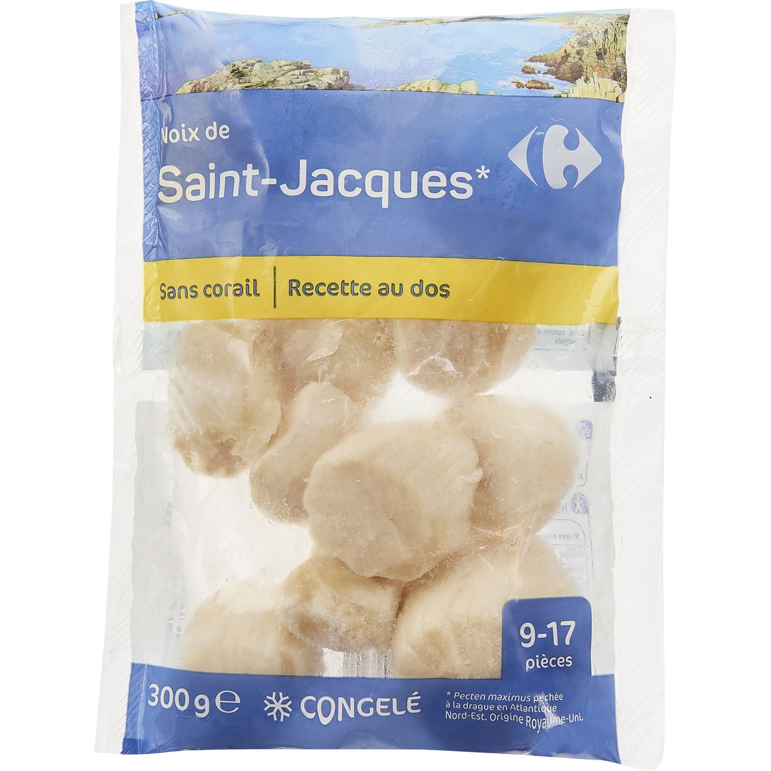 Noix de Saint Jacques sans corail CARREFOUR