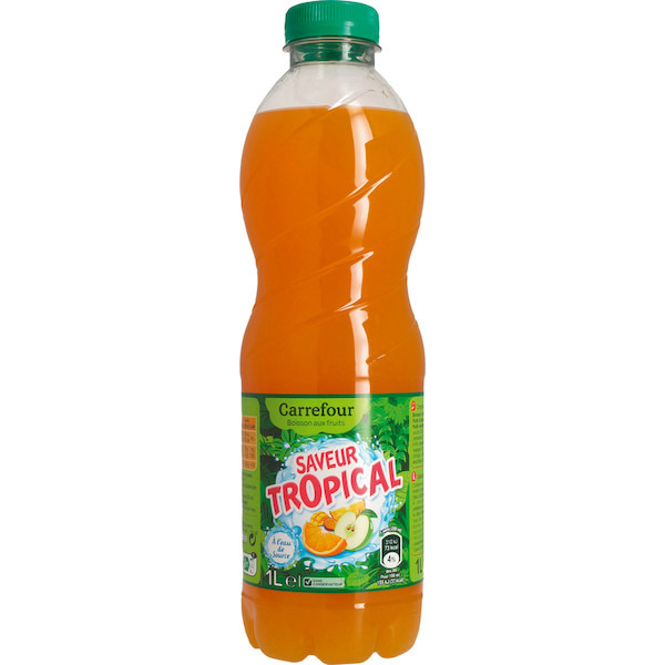 Boisson aux fruits saveur Tropical