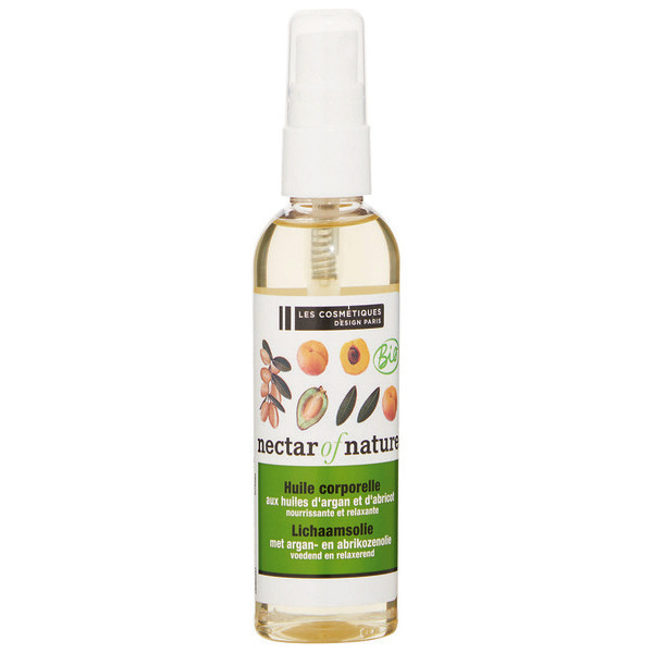 Huile corporelle Bio aux huiles d'argan et d'abricot 3560071009540 nectar-of-nature