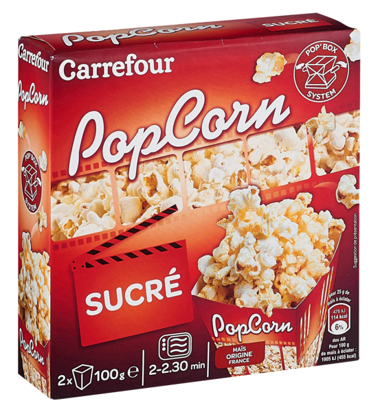 CARREFOUR Popcorn code EAN 3560071010751 