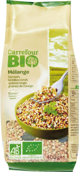 MÉLANGE DE GRAINES ET DE CÉRÉALES