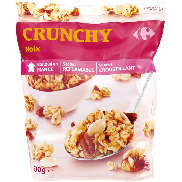 CÉRÉALES CRUNCHY CARREFOUR