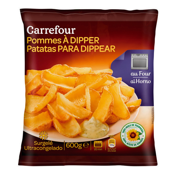Pommes à Dipper au four surgelées