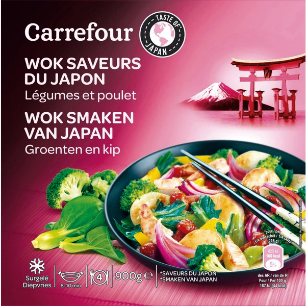 WOK SURGELÉ CARREFOUR