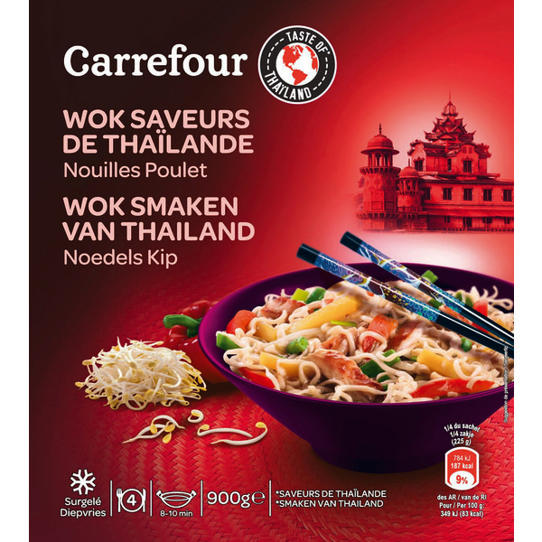 Wok cuisiné surgelé