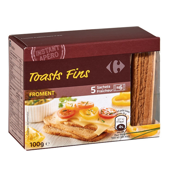 Toasts fins 