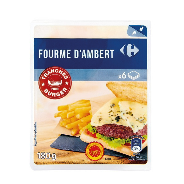 crf-cdm FOURME D'AMBERT EN TRANCHES CARREFOUR code EAN 3560071019211 