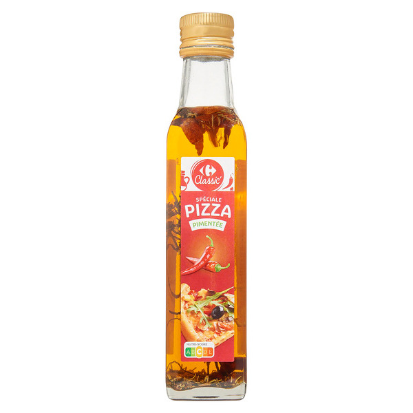 Huile spéciale pizza pimentée