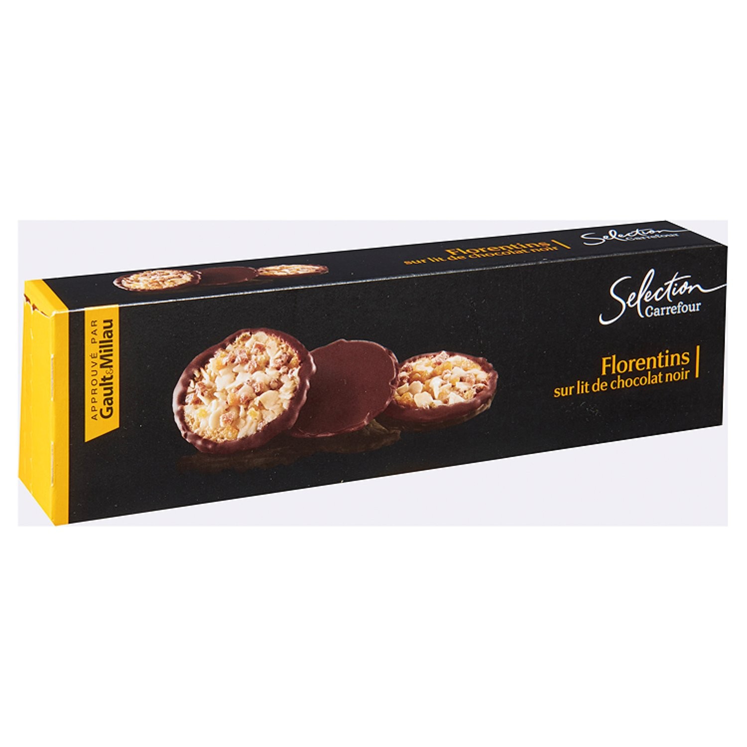 Biscuits florentins et chocolat noir CARREFOUR ...