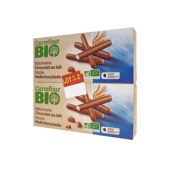 Bâtonnets chocolat au lait  