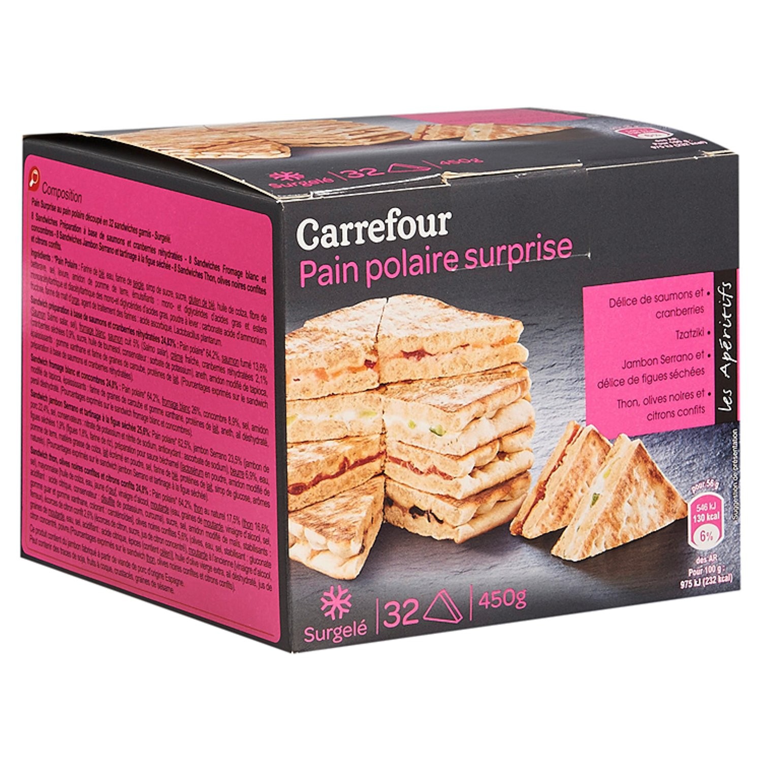 Pain surprise au pain polaire CARREFOUR