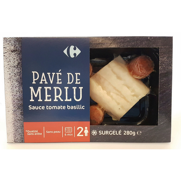 Pavé de Poisson surgelé