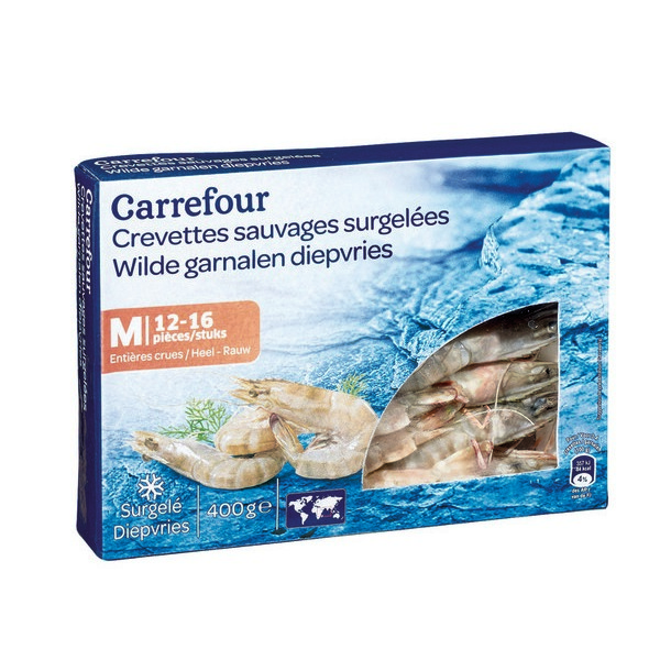 CREVETTES SAUVAGES SURGELÉES CARREFOUR 3560071081133 (3560071081133)