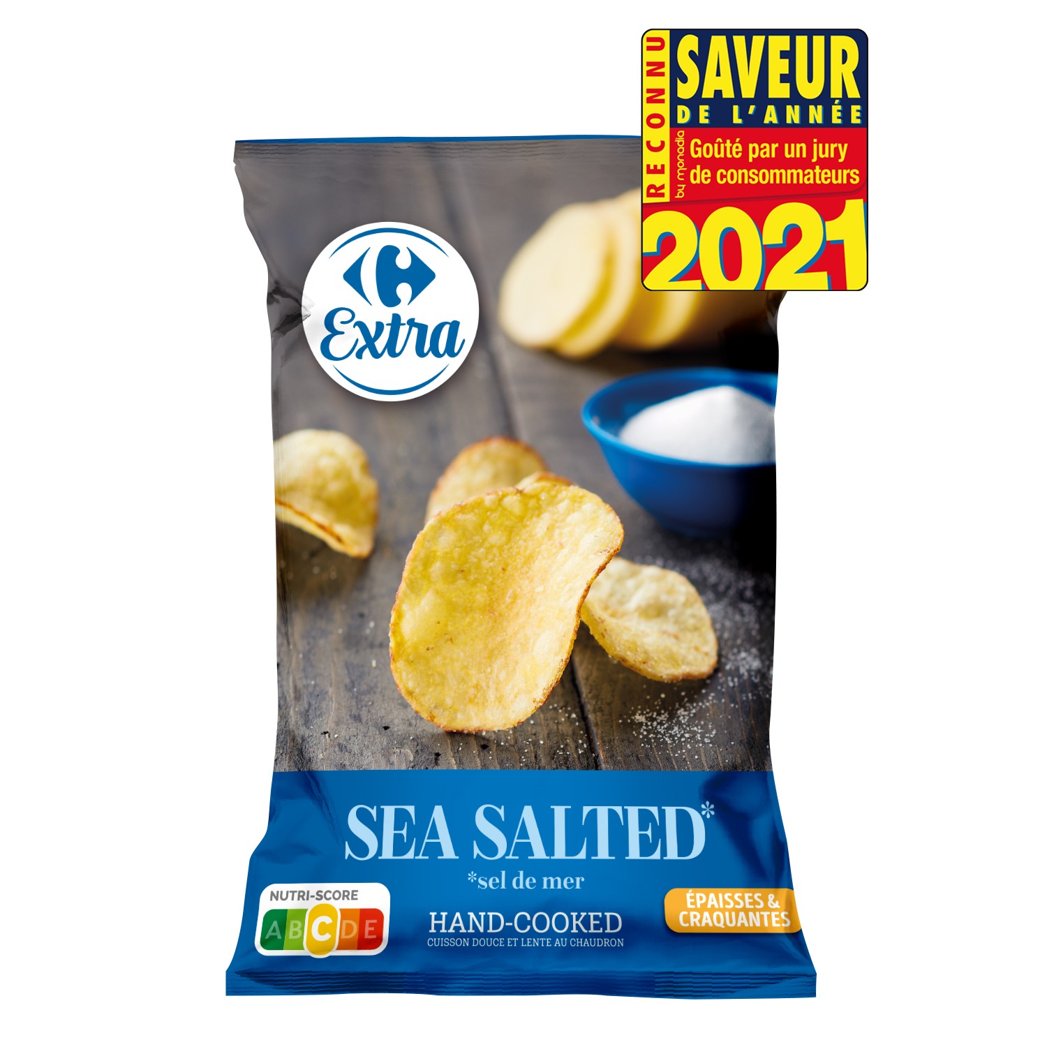 Chips au sel de mer CARREFOUR EXTRA