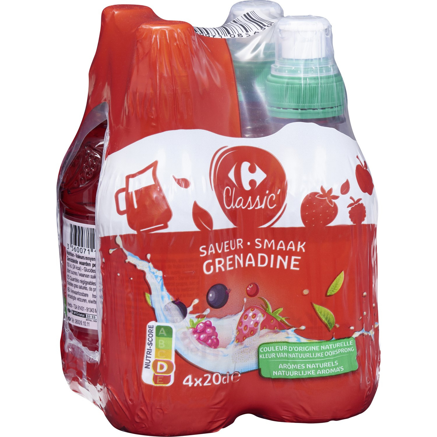 Boisson saveur grenadine CARREFOUR CLASSIC'
