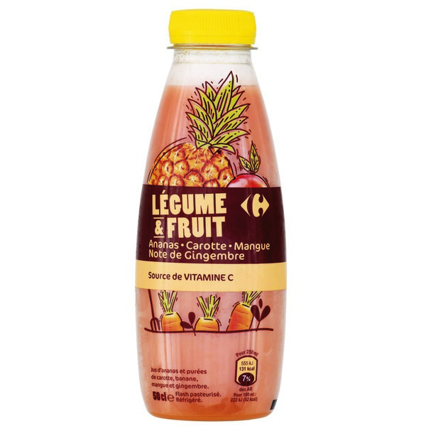 JUS DE LÉGUME ET FRUIT CARREFOUR