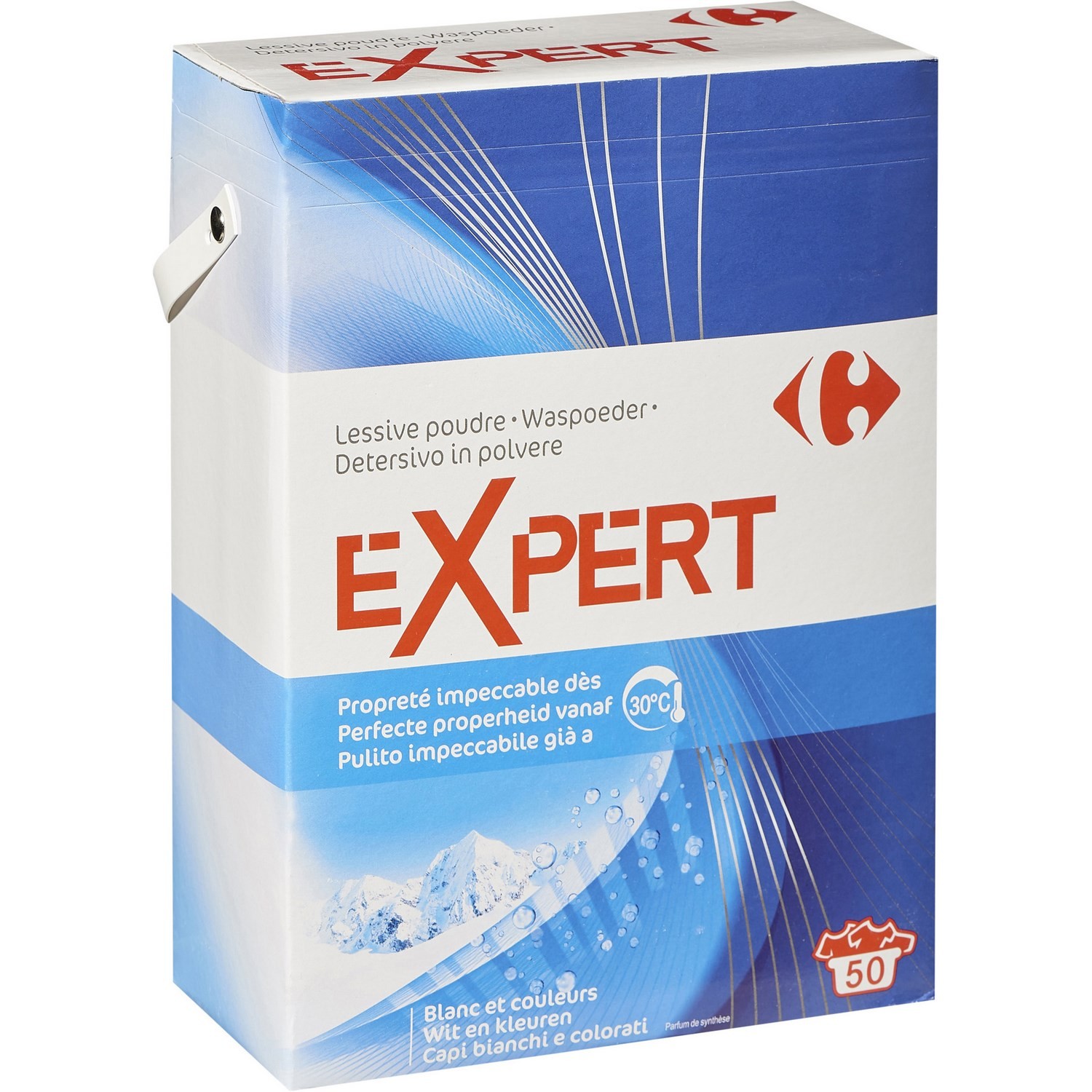 Lessive Expert blanc et couleurs CARREFOUR