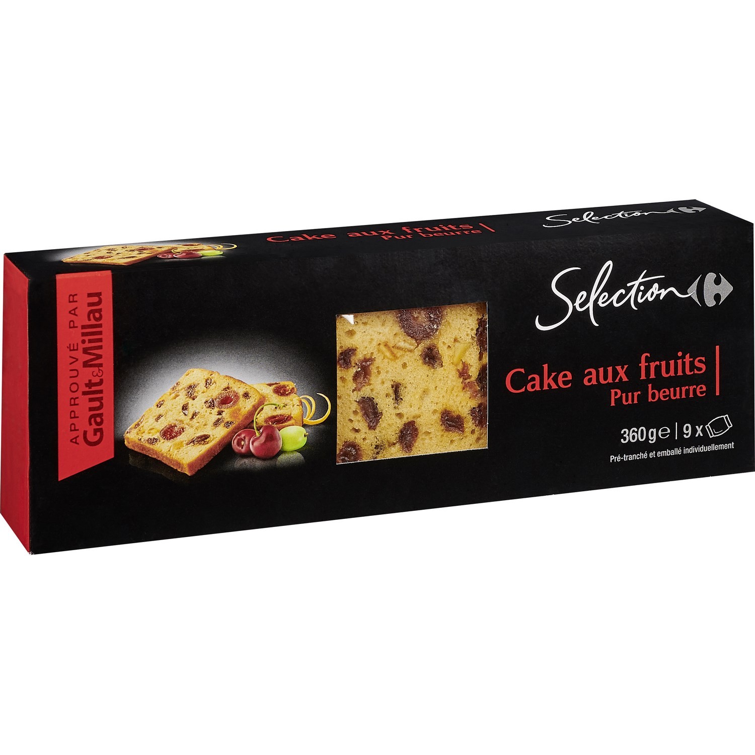 Gâteaux cake aux fruits CARREFOUR SELECTION