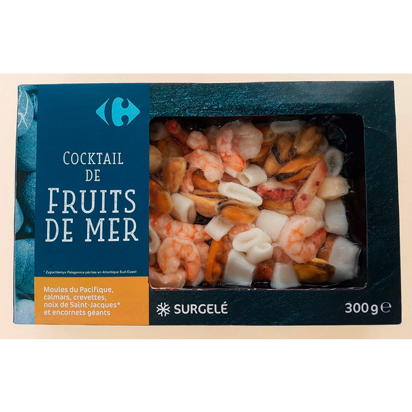 Cocktail de fruits de mer surgelé