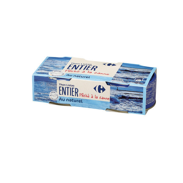 Thon entier au naturel Pêché à la canne