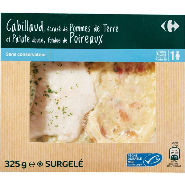 PLATS PRÉPARÉS SURGELÉS CARREFOUR