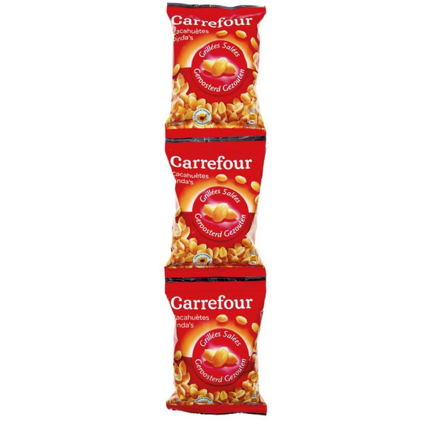 CACAHUÈTES GRILLÉES SALÉES CARREFOUR 3560071105044 (3560071105044)
