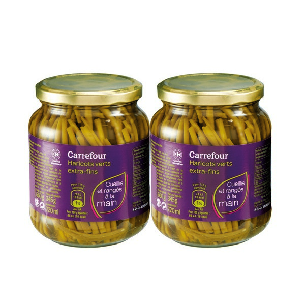 HARICOTS VERTS EXTRA-FINS CARREFOUR