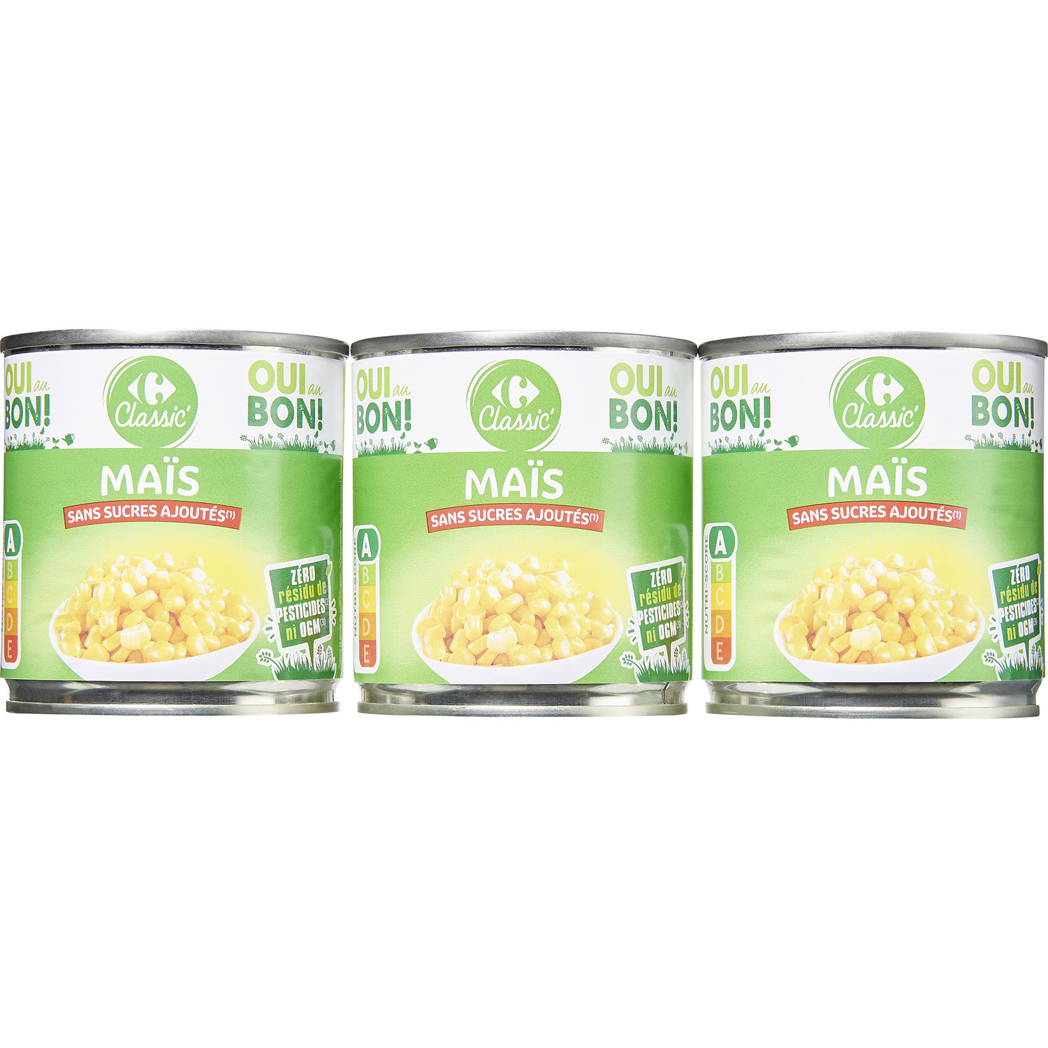 Maïs sans sucres ajoutés CARREFOUR CLASSIC'