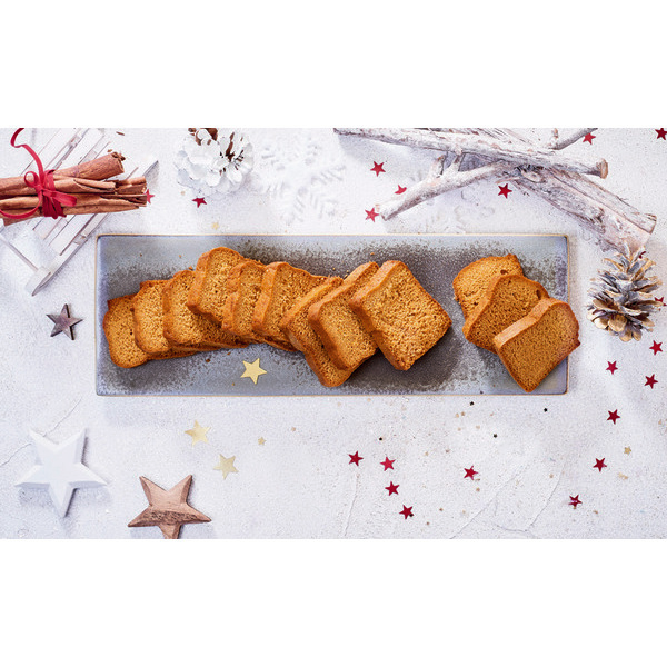 Pain d'épices tranché